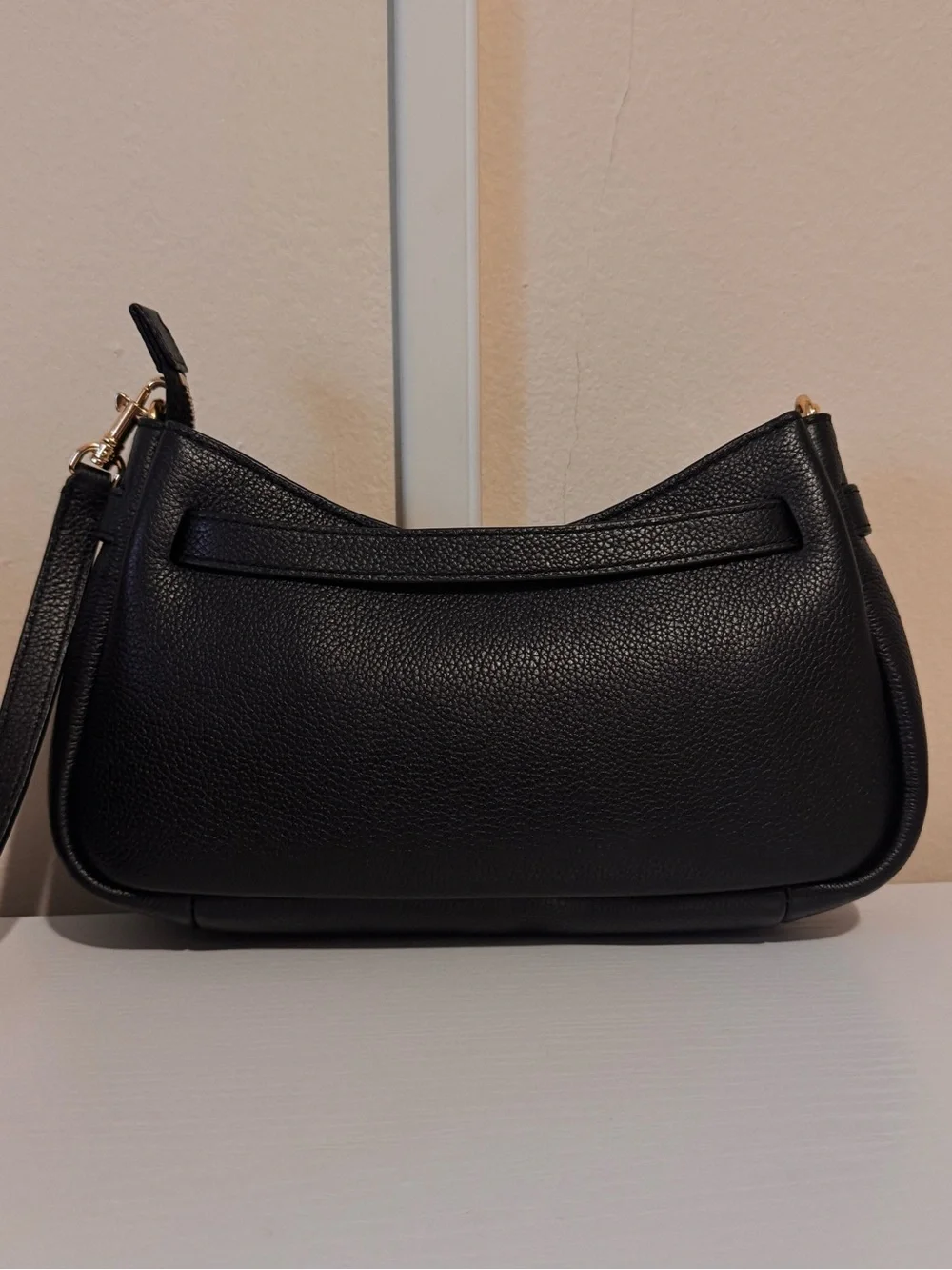 Tory Burch Romy Zip Top Leather Crossbody Bag
